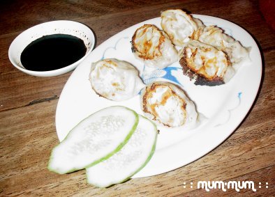 Fried Dumplings with Spicy Soy Sauce