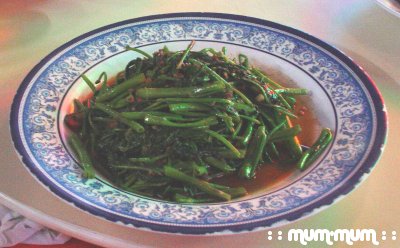 Stir-Fried Kangkung Belachan