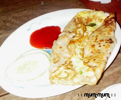 Celery Omelette Pancake