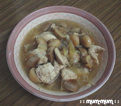 Stir-fried Mushroom Chicken