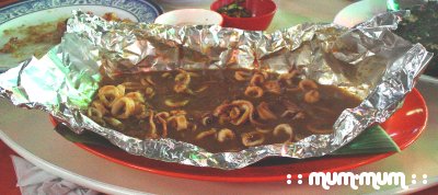 Bake Tom Yam Squid