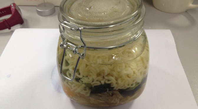 Mason Jar Lunches : Chicken Noodle Soup in a Jar