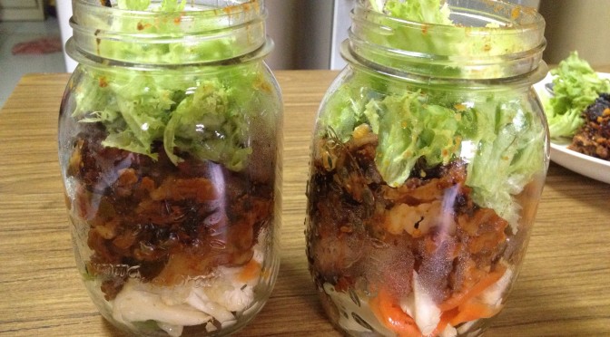 Mason Jar Lunches : Crockpot lasagna